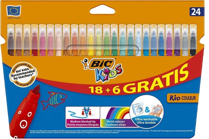 (obsoleto) est 18+6 rotulad bic kids couleur st