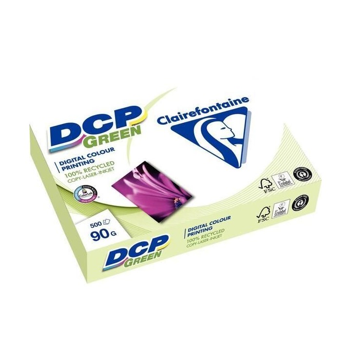 paq. 500h papel clairefontaine dcp green a3 90gr