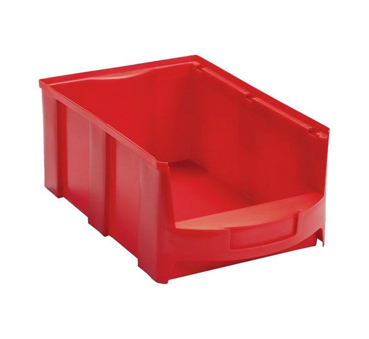 bandeja viso pp. apilable 502x319x199 mm. 28l rojo