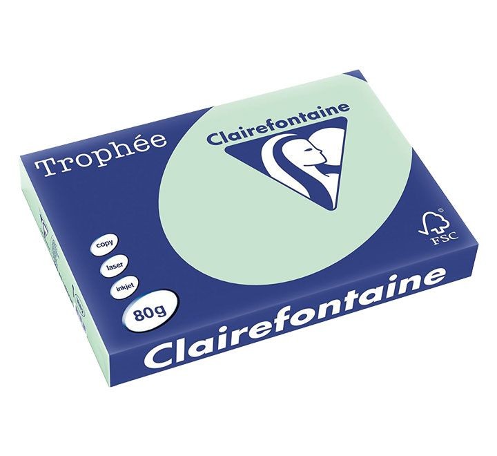 paq. 500h pap. trophee clf suave a3 80g verde