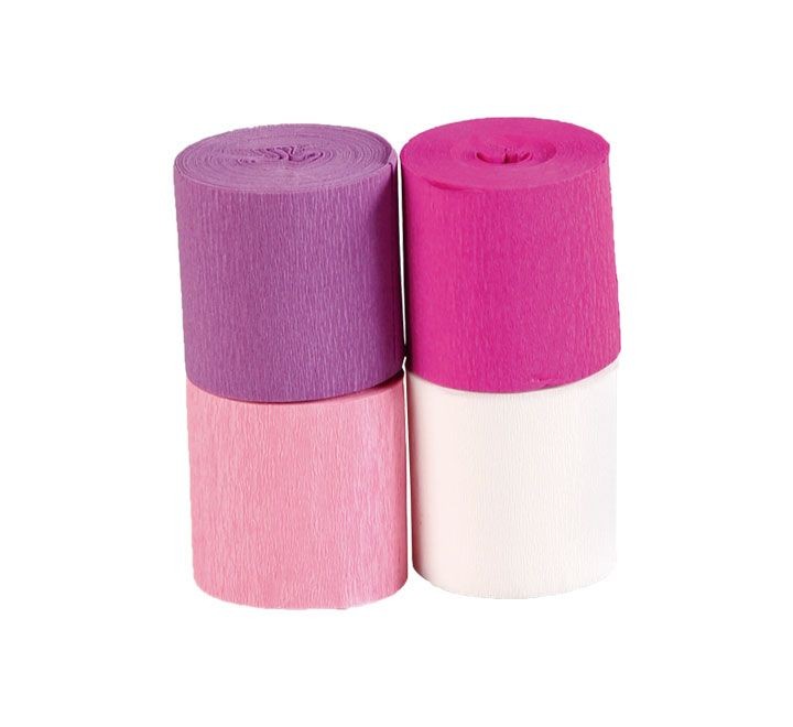 b. 4 ro. pap. crepe clairefontaine 5x10m rosa