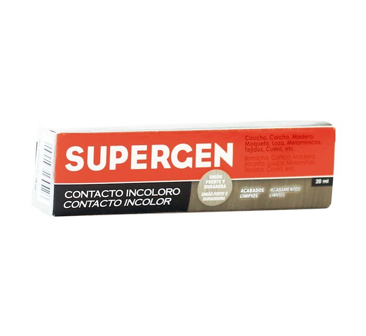 tubo cola tesa supergen 20ml incoloro 62601