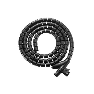 equip organizador de cables de escritorio equip con clip 2.5m negro