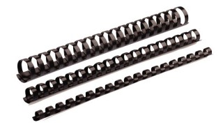pack 100 canutillos plastico 19mm. negro fellowes 5347705