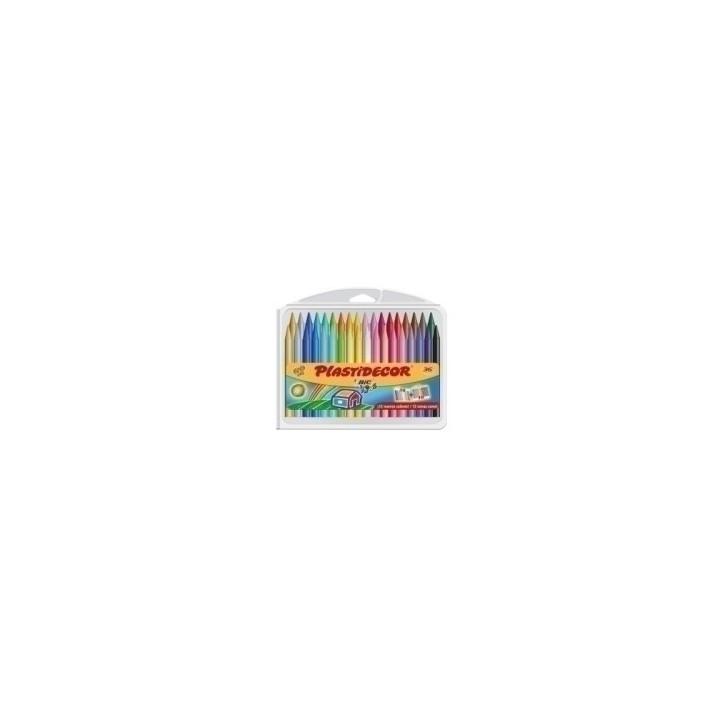 estuche 36 ceras plastidecor bic 8823372