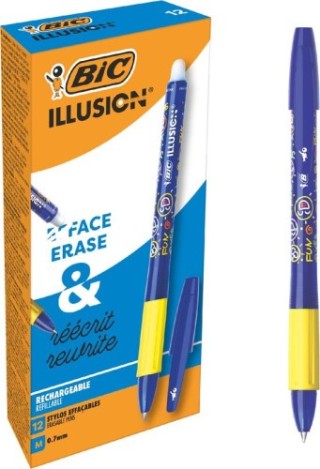 boligrafo de gel borrable azul bic 516518