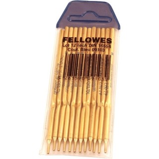 pack 12 recambios para boligrafo peana azul fellowes 0910301
