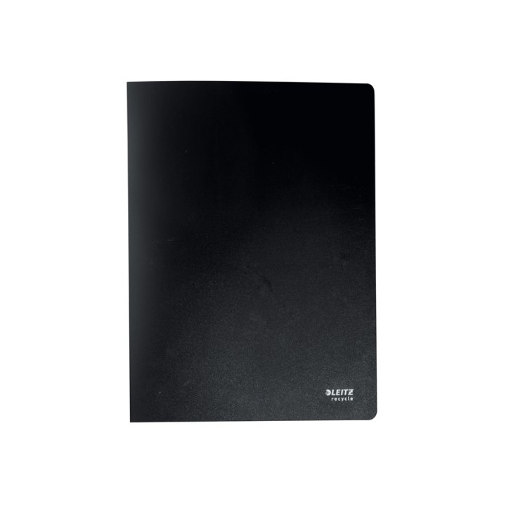carpeta polipropileno con 40 fundas a4 recycle negro leitz 46770095