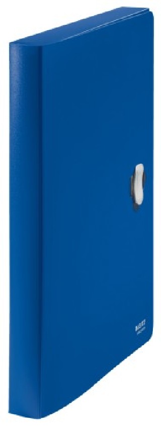 carpeta polipropileno de proyectos 38mm y cierre broche giratorio a4 recycle azul leitz 46230035