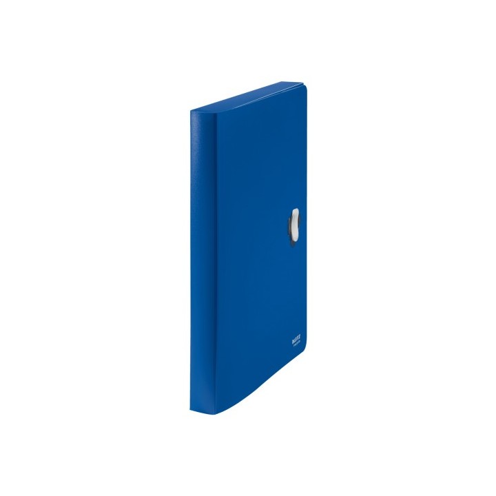 carpeta polipropileno de proyectos 38mm y cierre broche giratorio a4 recycle azul leitz 46230035