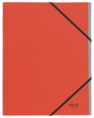 carpeta clasificadora de carton 6 posiciones a4 recycle 100% rojo leitz 39140025
