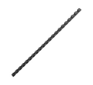 pack 25 canutillos fellowes plast. 10mm negro