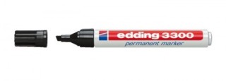 marcador permanente punta biselada 1-5mm 3300 negro edding 3300-01