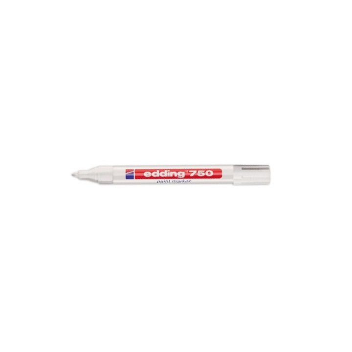 marcador permanente 2-4mm 750 blanco edding 750-49