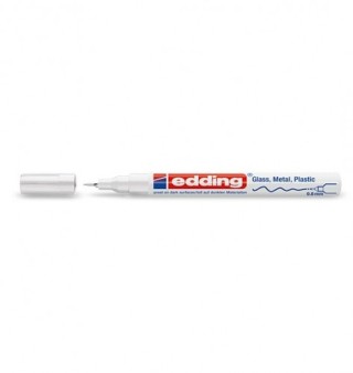 marcador permanente 0.8mm 780 blanco edding 780-49