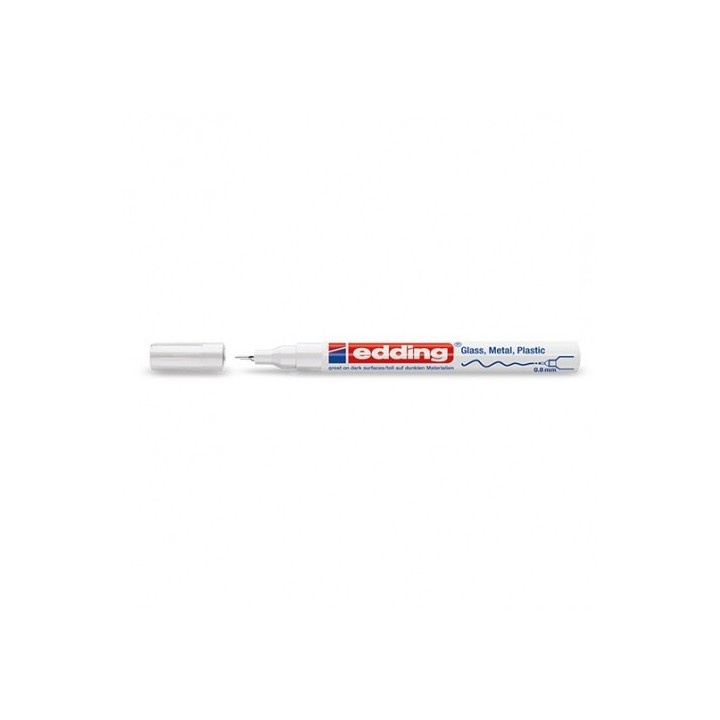 marcador permanente 0.8mm 780 blanco edding 780-49