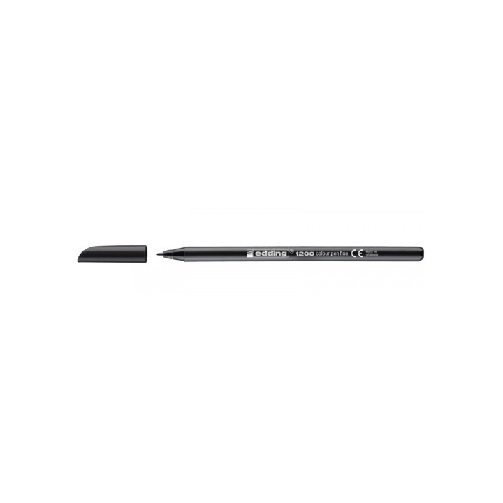 rotulador punta fina 1200 negro edding 1200-01