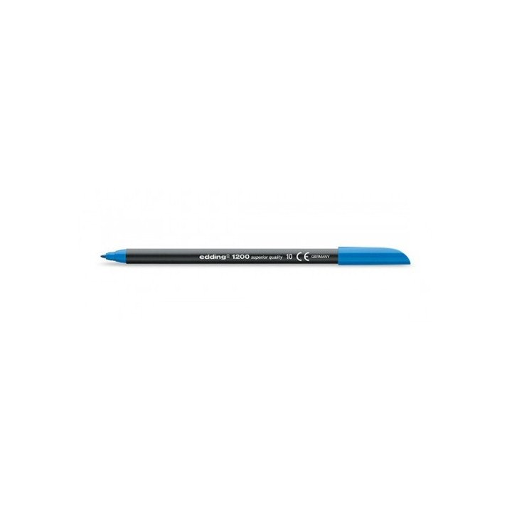 rotulador punta fina 1200 azul claro edding 1200-10