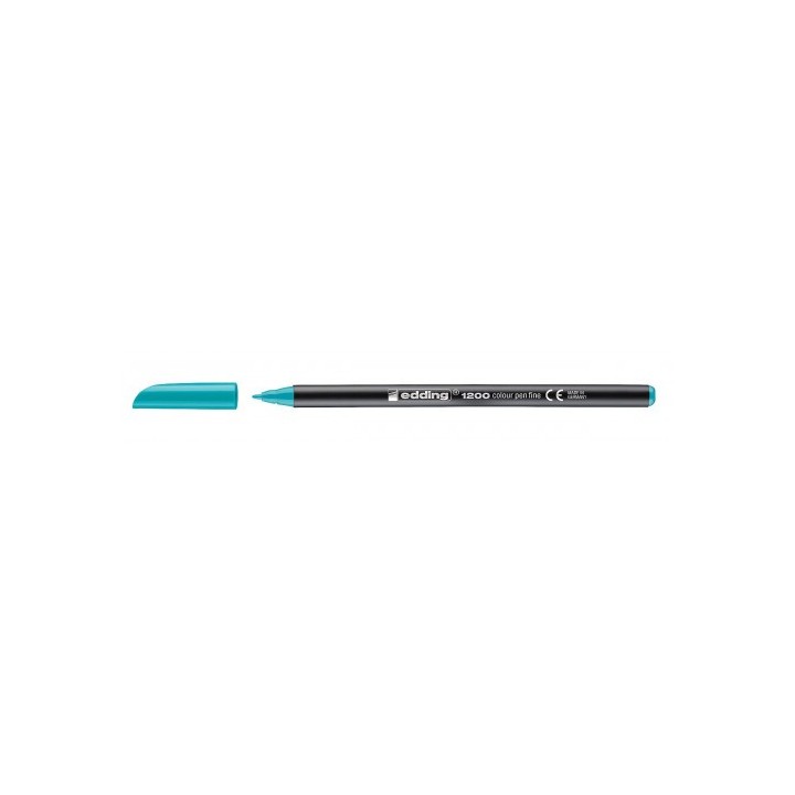 rotulador punta fina 1200 azul turquesa edding 1200-14