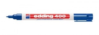 marcador permanente bolsillo punta redonda azul edding 400-03