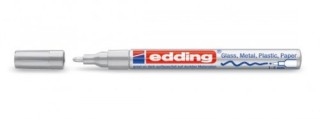 marcador permanente 1-2mm 751 plata edding 751-54