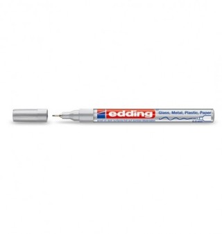 marcador permanente 0.8mm 780 plata edding 780-54