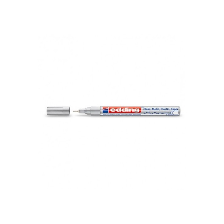 marcador permanente 0.8mm 780 plata edding 780-54