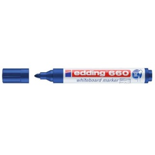 marcador pizarra blanca 660 1,5-3mm azul edding 660-03