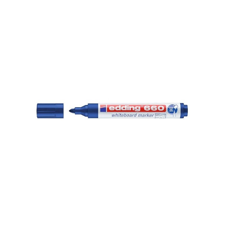 marcador pizarra blanca 660 1,5-3mm azul edding 660-03