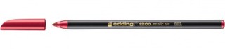 rotulador punta fina 1200 rojo metalico edding 1200-072