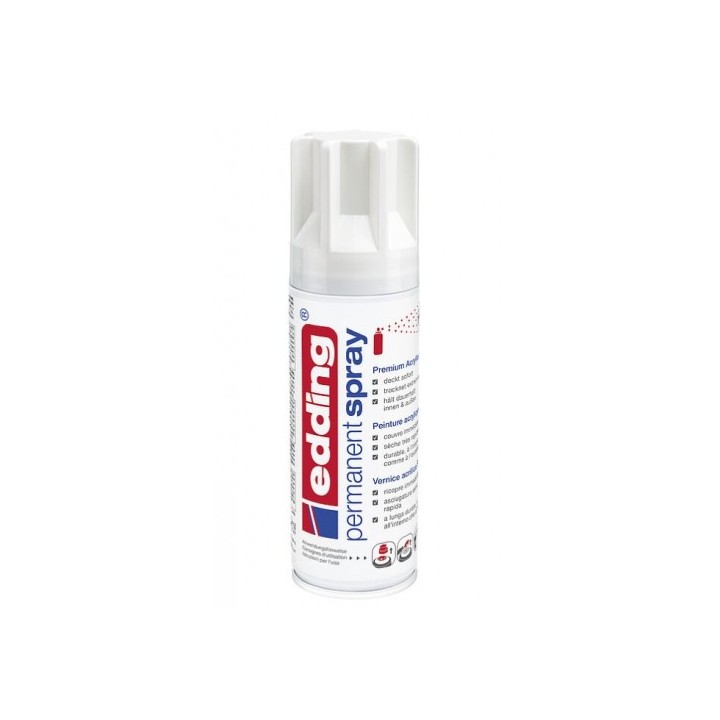 spray blanco trafico brilla. edding 5200-953