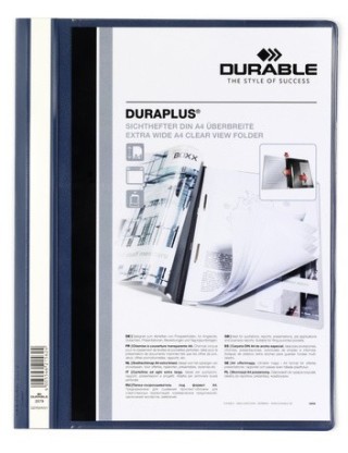 dossier fastener duraplus a4 pvc azul oscuro durable 2579-07