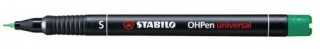 marcador permanente punta superfina ohpen universal 0,4mm verde stabilo 841/36