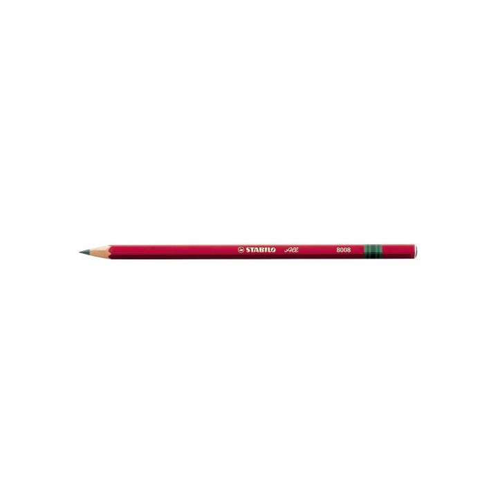lapiz modelo all acuarelable punta 3,3mm. color grafito stabilo 8008