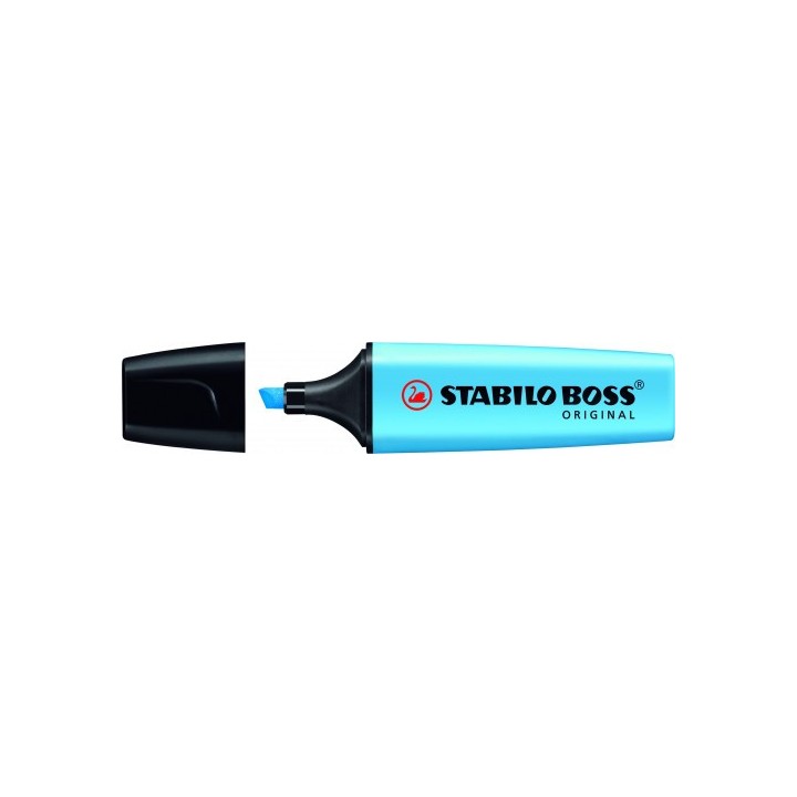 marcador fluorescente boss original trazo 2/5mm. azul stabilo 70/31