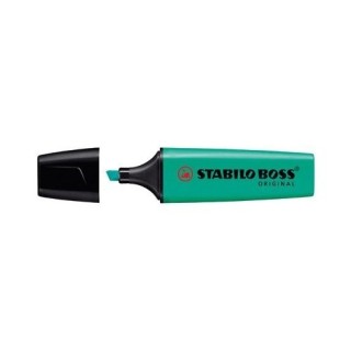 marcador fluorescente boss original trazo 2/5mm. turquesa stabilo 70/51