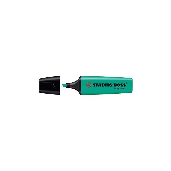 marcador fluorescente boss original trazo 2/5mm. turquesa stabilo 70/51