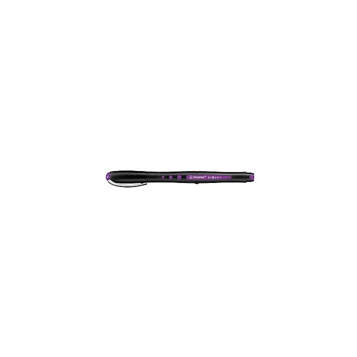roller black + fine punta f precision color lila stabilo 1016/58