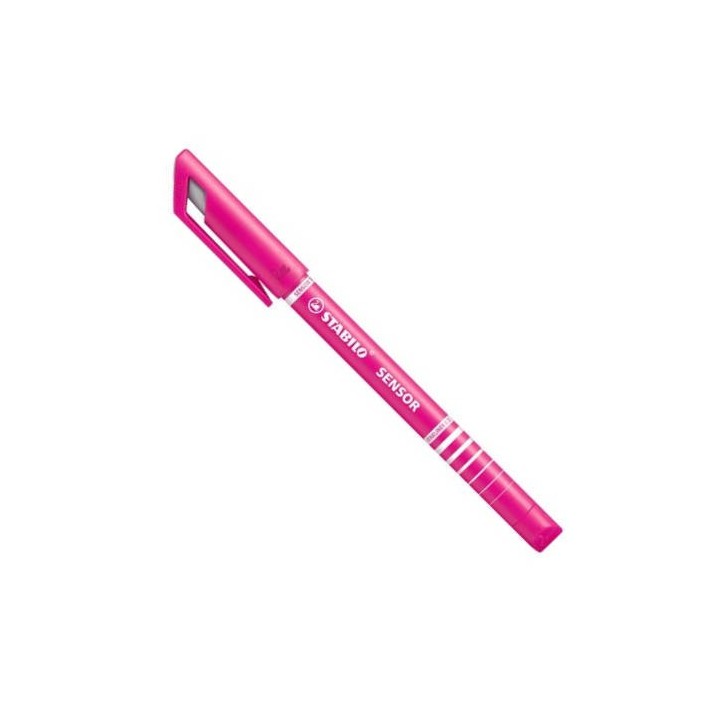 rotulador sensor punta fina 0,3mm. rosa stabilo 189/56