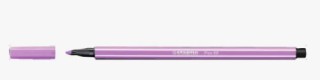 rotulador premium con punta de fibra biselada pen 68 max color lila stabilo 768/58