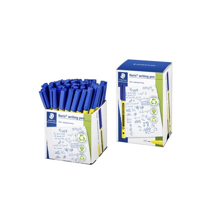 staedtler noris rotulador de punta fina fino azul