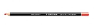 lapiz especial lumocolor permanent glasochrom 108 20, rojo staedtler 108 20-2