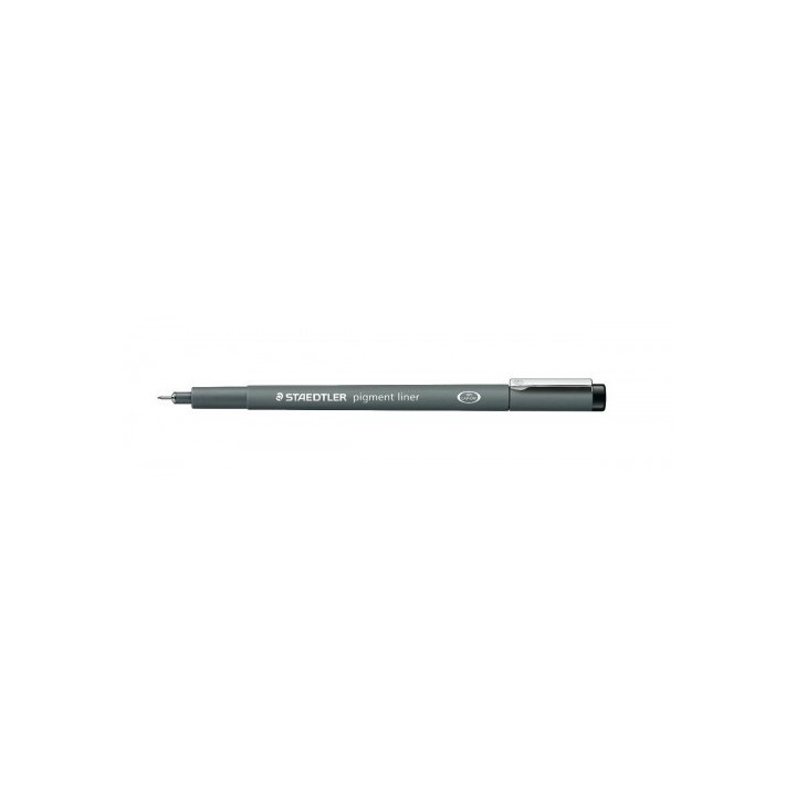 rotulador calibrado pigment liner 308, 0,3mm, negro staedtler 308 03-9