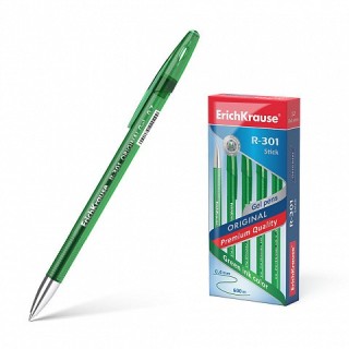 boligrafo de gel r-301 original gel 0.5, color de la tinta: verde erich krause 45156
