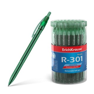 erichkrause 46767 boligrafo verde boligrafo de punta retractil con pulsador 60 pieza(s)