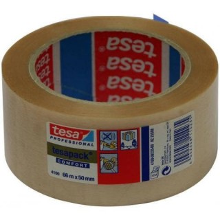 cinta de embalaje en pvc rugoso 50mm.x66m. transparente tesa 04100-00228-00