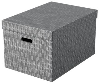 pack 3 cajas grises 510x355x305mm esselte 628287