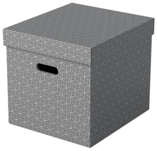 pack 3 cajas grises 365x320x315mm esselte 628289