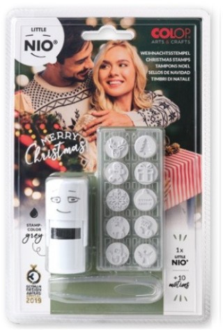 blister imprentilla little nio 10 pictos tematica navidad colop nil004