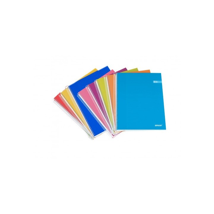 cuaderno tapa dura folio 80 hojas 60g 1 raya ancor 064889